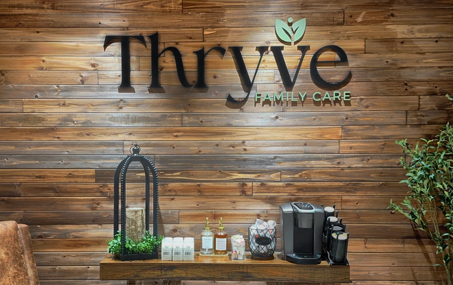 Thryve Family Care clinic interior showcasing modern healthcare environment